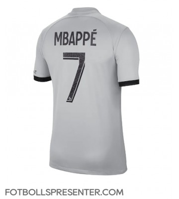 Paris Saint-Germain Kylian Mbappe #7 Borta Matchtröja 2022-23 Kortärmad